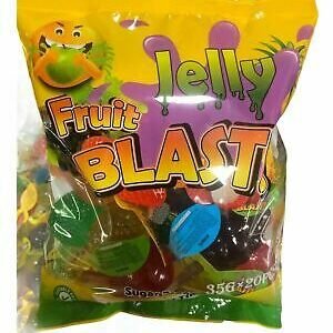 Jelly Fruit Blast Full Bag 20 Pieces 35g TikTok Jelly Fruit Challenge