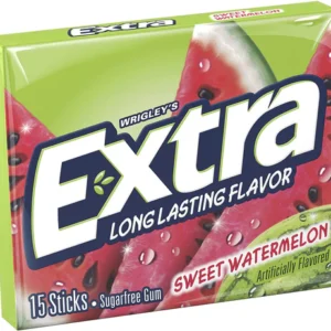 Extra Sweet Watermelon Gum- 15 Sticks (50g)